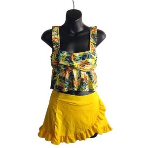 Women's Multicolor 3 Pieces Swimming Suit Size Medium New